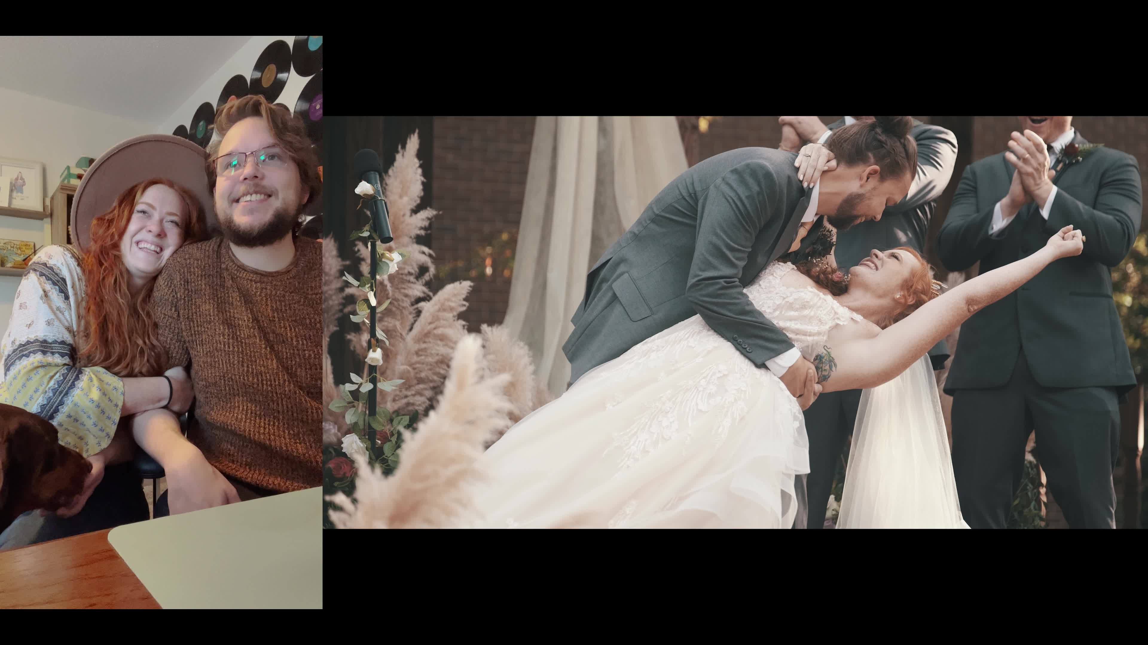 Couple's reaction video thumbnail